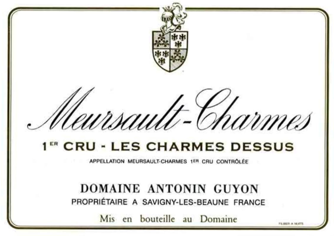 Domaine Antonin Guyon Meursault Charmes Les Charmes Dessus 2013 Front Label
