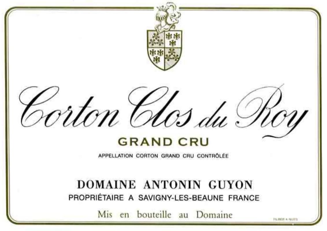 Domaine Antonin Guyon Corton Clos du Roy 2010 Front Label