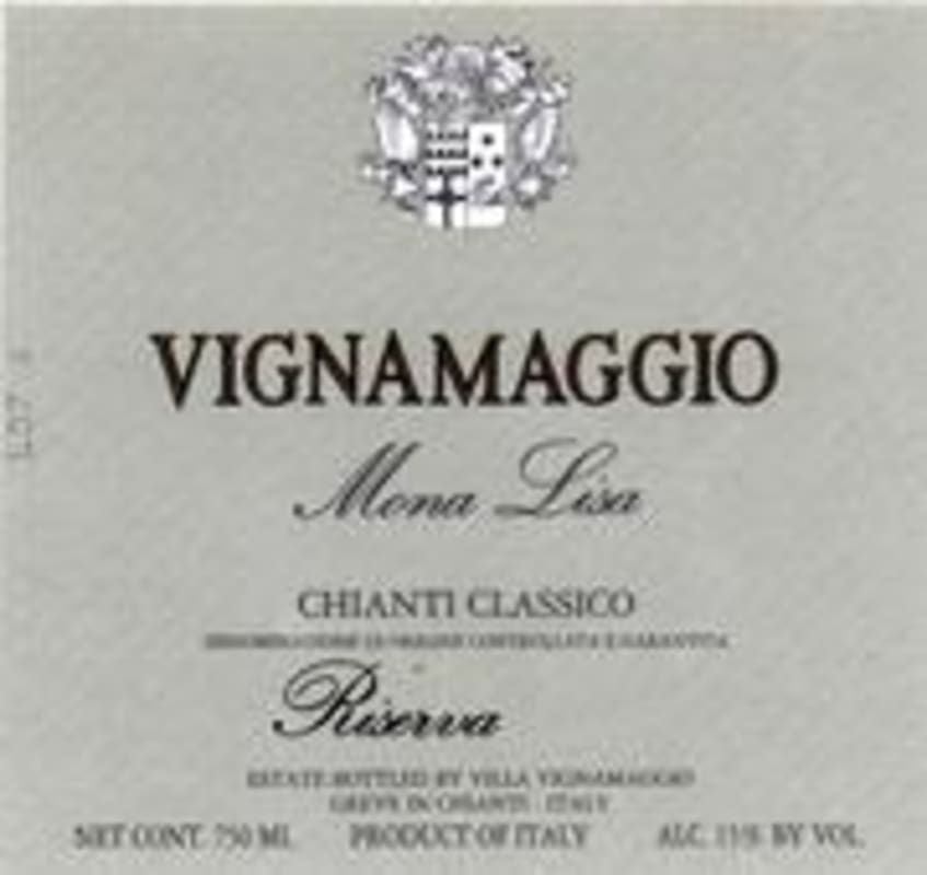 Vignamaggio Chianti Classico Monna Lisa Riserva (1.5L) 1995 Front Label