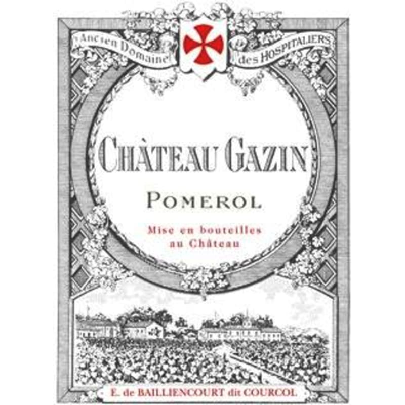 Chateau Gazin 2005 Front Label