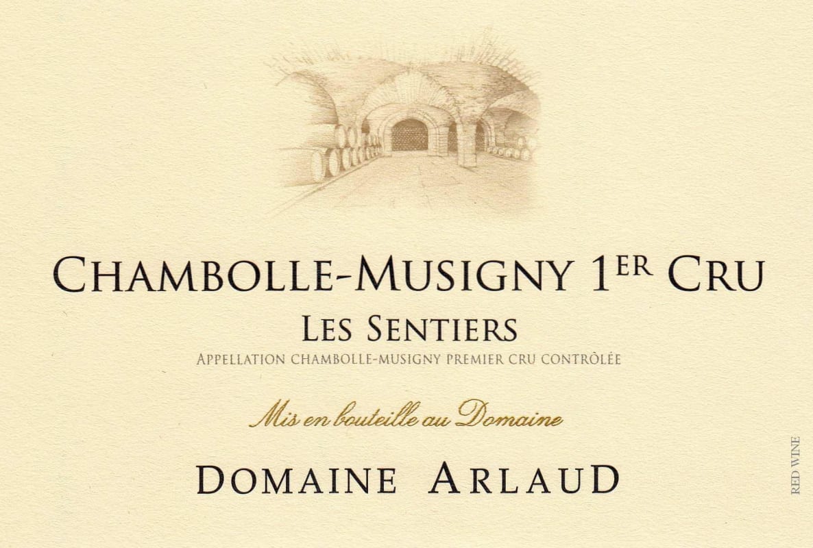 Domaine Arlaud Chambolle-Musigny Les Sentiers Premier Cru 2013 Front Label