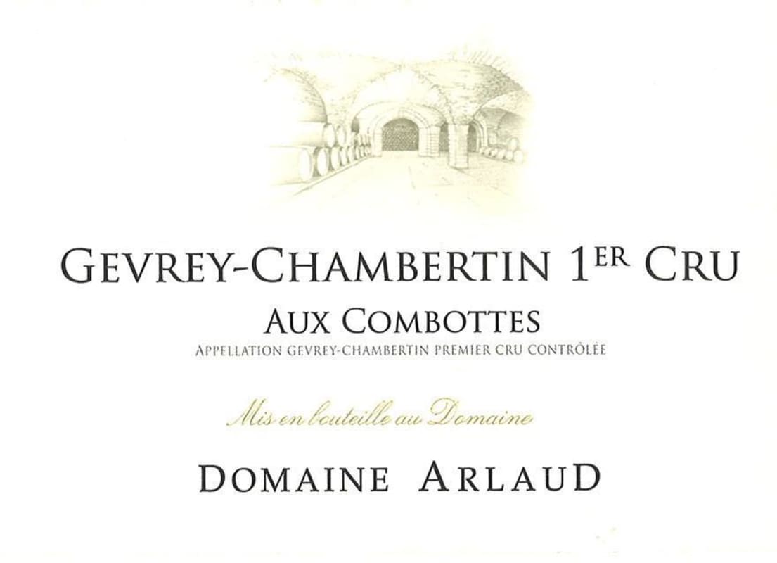 Domaine Arlaud Gevrey Chambertin Premier Cru Aux Combottes 2013 Front Label