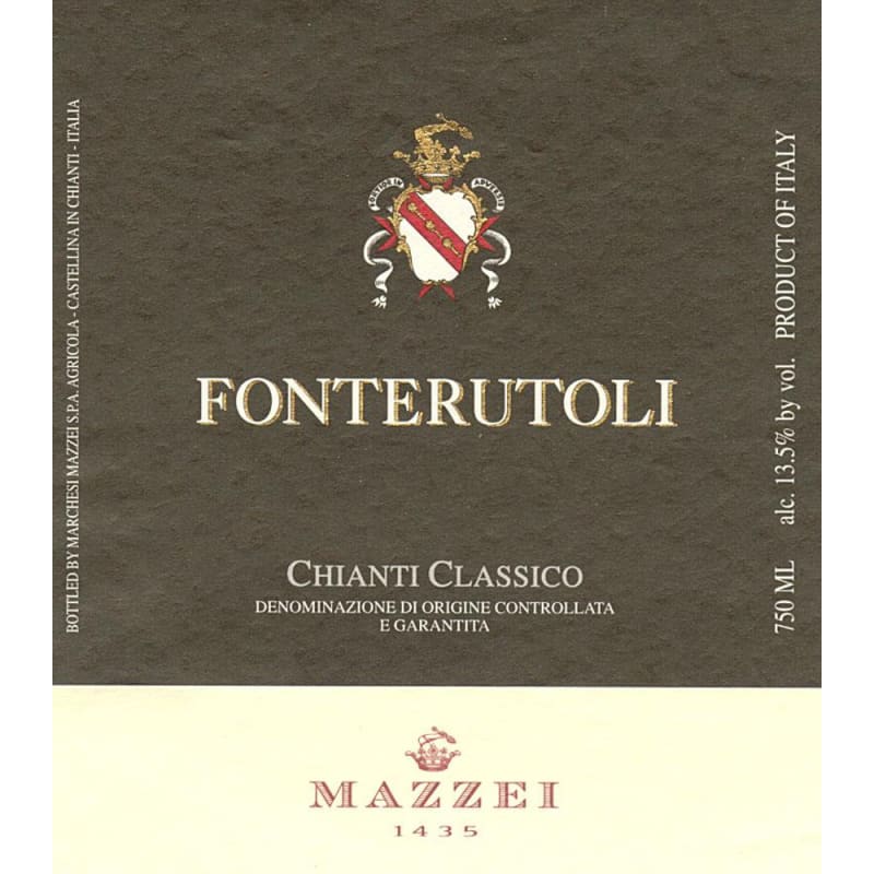Mazzei Fonterutoli Chianti Classico (375ML half-bottle) 2005 Front Label