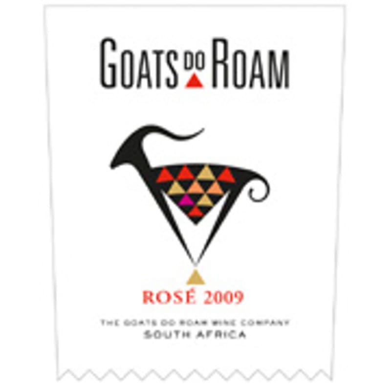 Goats do Roam Rose 2009 Front Label