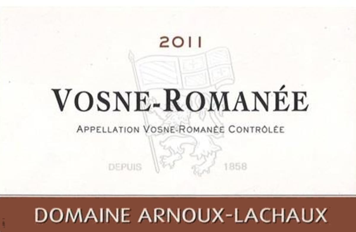 Domaine Arnoux-Lachaux Vosne-Romanee 2011 Front Label