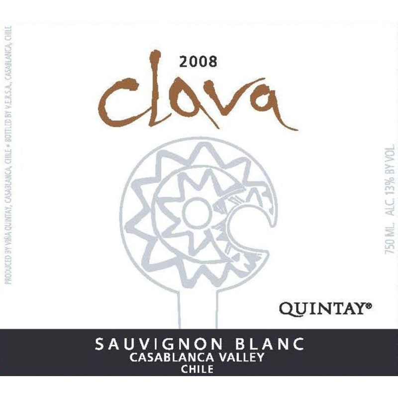 Quintay Clava Reserva Sauvignon Blanc 2008 Front Label