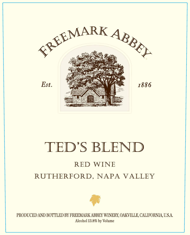 Freemark Abbey Ted's Blend Red Wine 2012 Front Label
