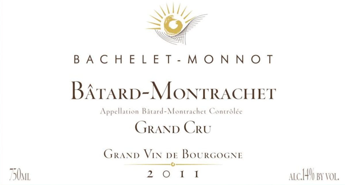 Domaine Bachelet-Monnot Batard Montrachet Grand Cru 2011 Front Label