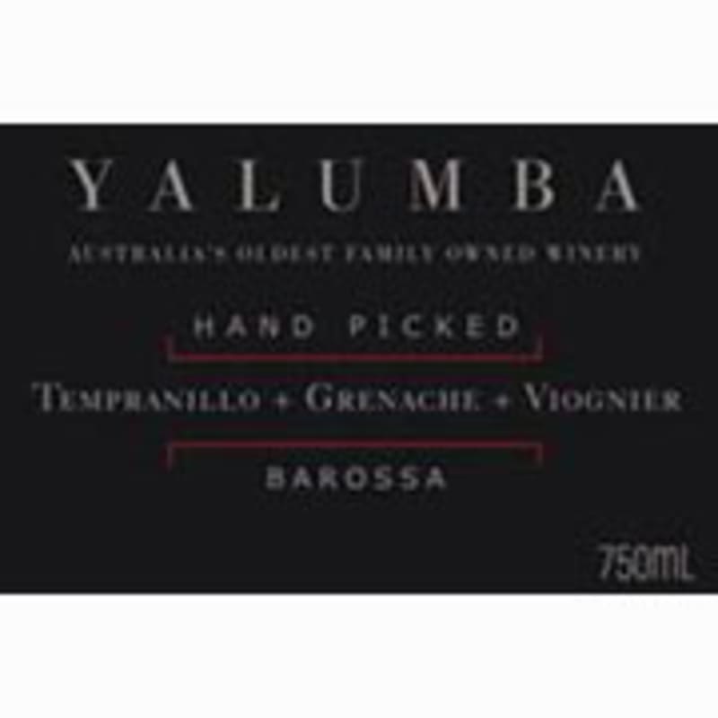 Yalumba Hand Picked Tempranillo Grenache-Viognier (TGV) 2006 Front Label