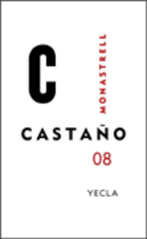Bodegas Castano Monastrell 2008 Front Label