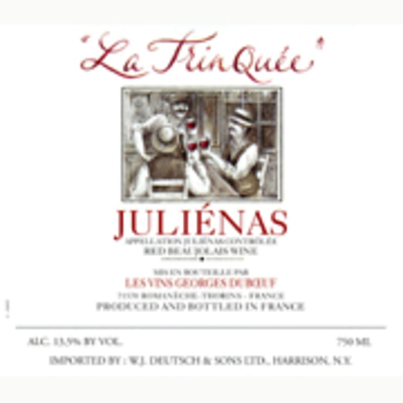 Duboeuf Julienas La Trinquee 2008 Front Label