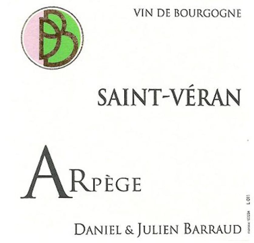 Daniel & Julien Barraud Saint-Veran Arpege 2013 Front Label