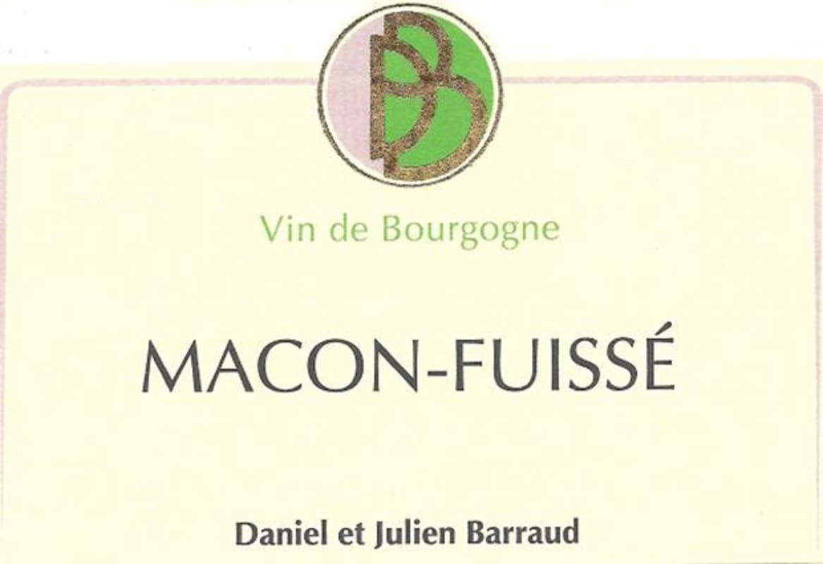 Daniel & Julien Barraud Macon-Fuisse 2014 Front Label