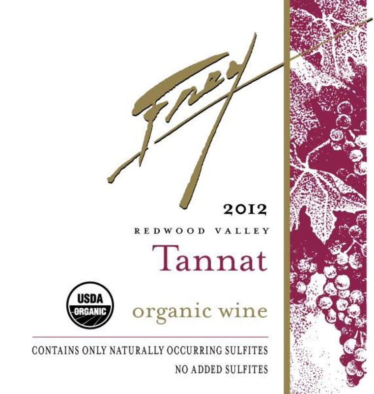 Frey Organic Tannat 2012 Front Label
