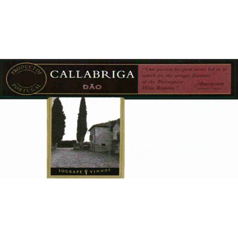 Sogrape Dao Callabriga 2006 Front Label