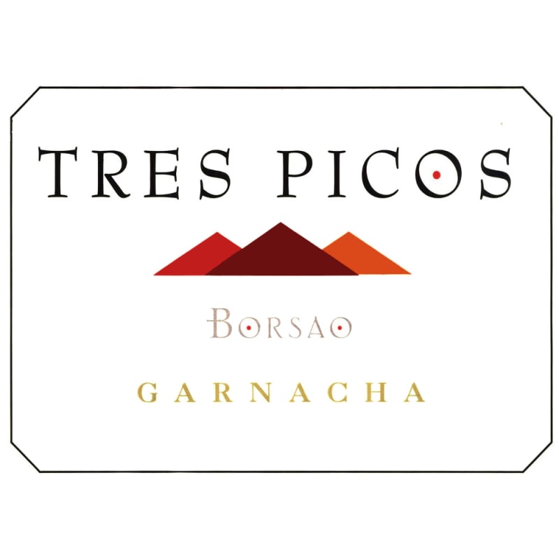 Borsao Tres Picos Garnacha 2008 Front Label