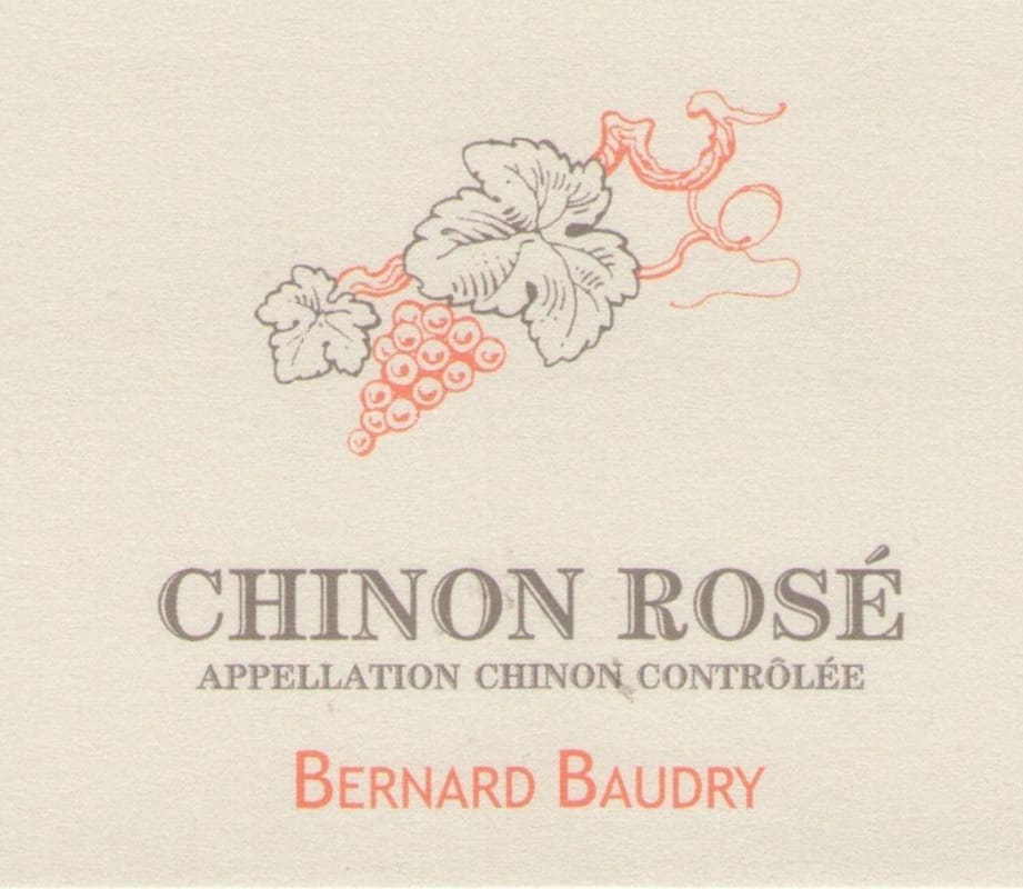Bernard Baudry Chinon Rose 2014 Front Label