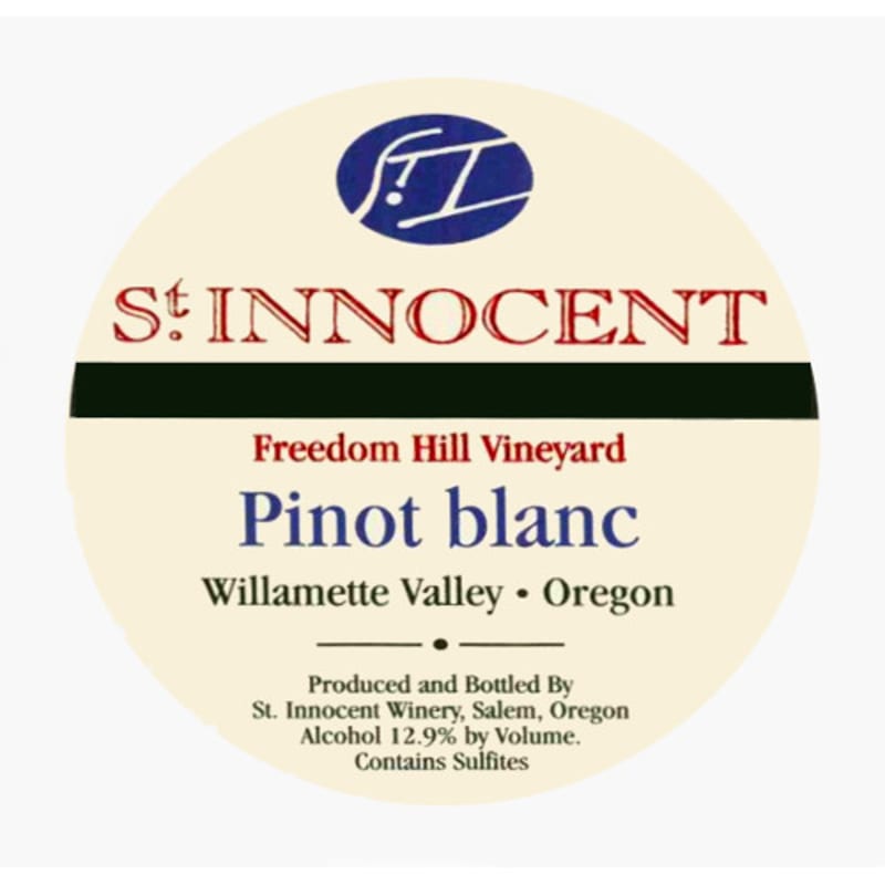 St. Innocent Freedom Hill Pinot Blanc 2008 Front Label