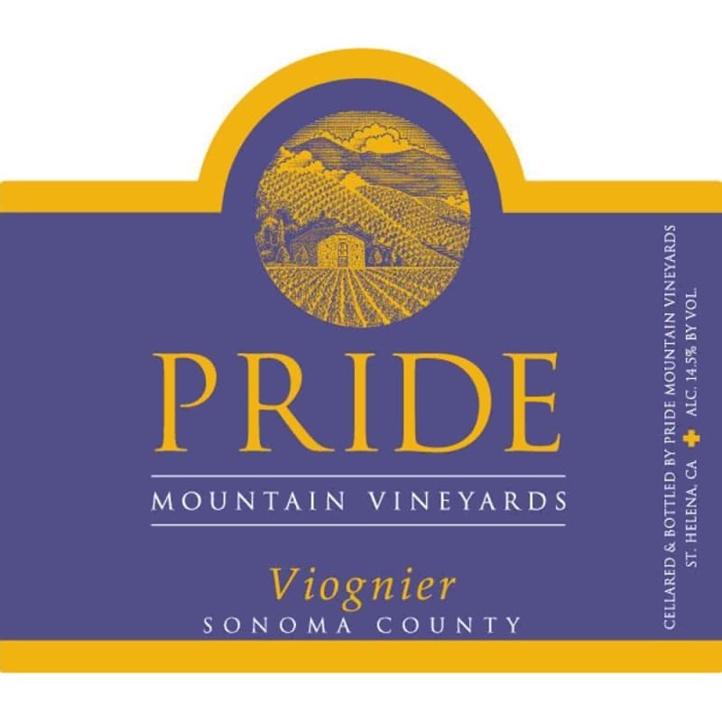 Pride Mountain Vineyards Viognier 2007 Front Label
