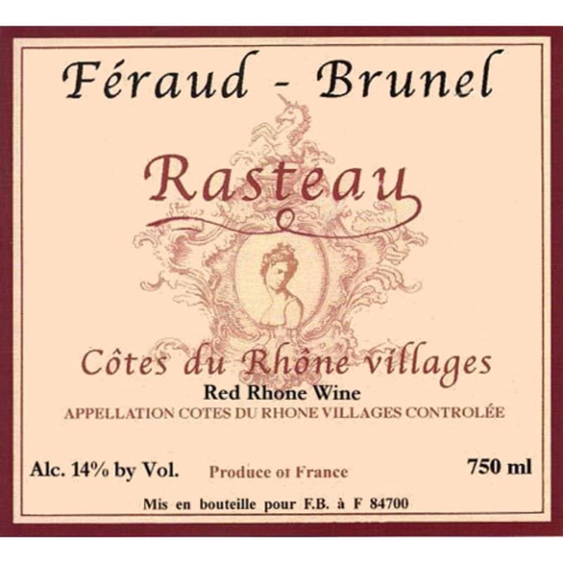Feraud-Brunel Rasteau 2006 Front Label