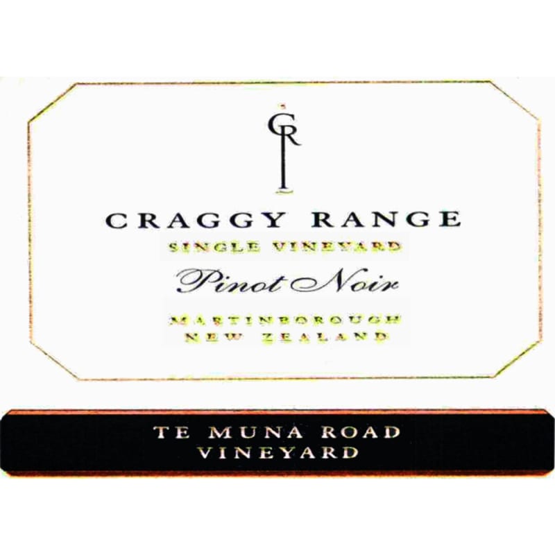 Craggy Range Winery Te Muna Road Vineyard Pinot Noir 2007 Front Label