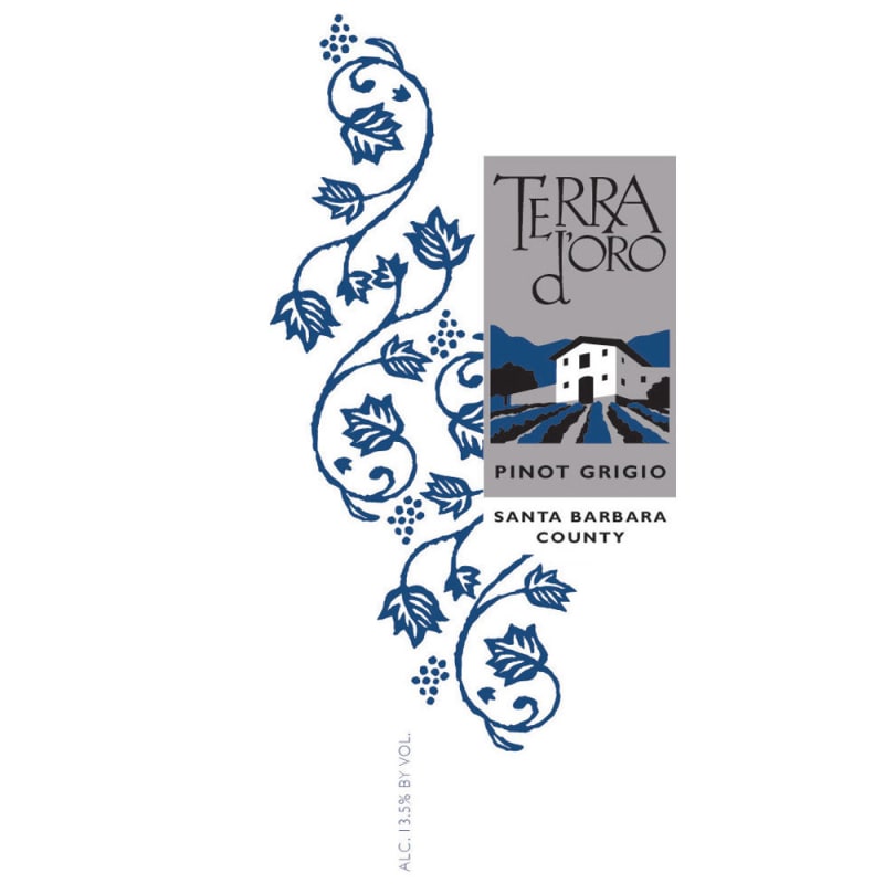 Terra d'Oro Pinot Grigio 2008 Front Label