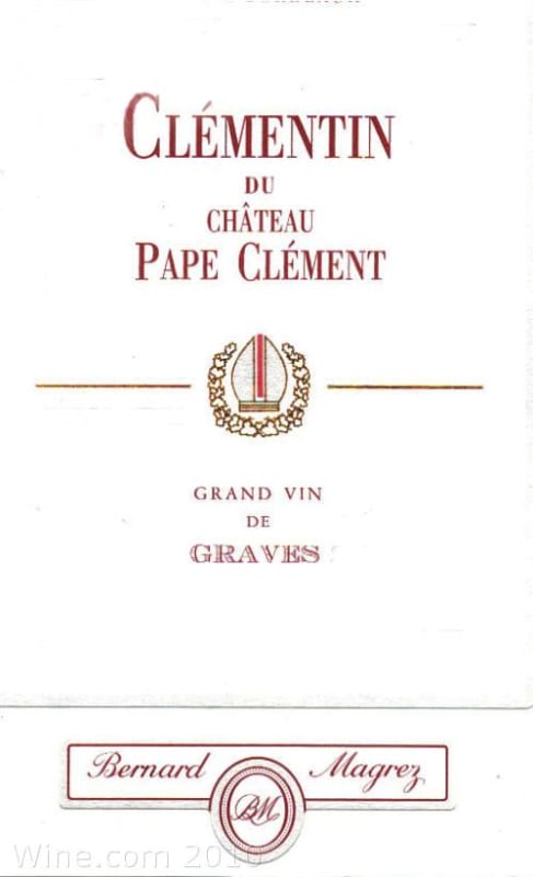 Chateau Pape Clement 2004 Front Label
