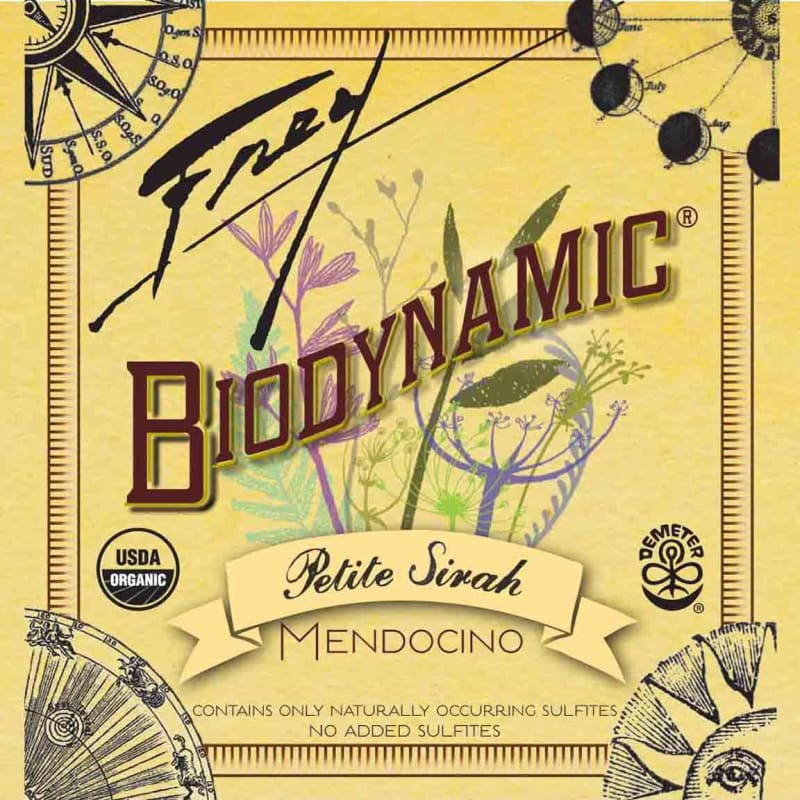 Frey Biodynamic Petite Sirah 2013 Front Label
