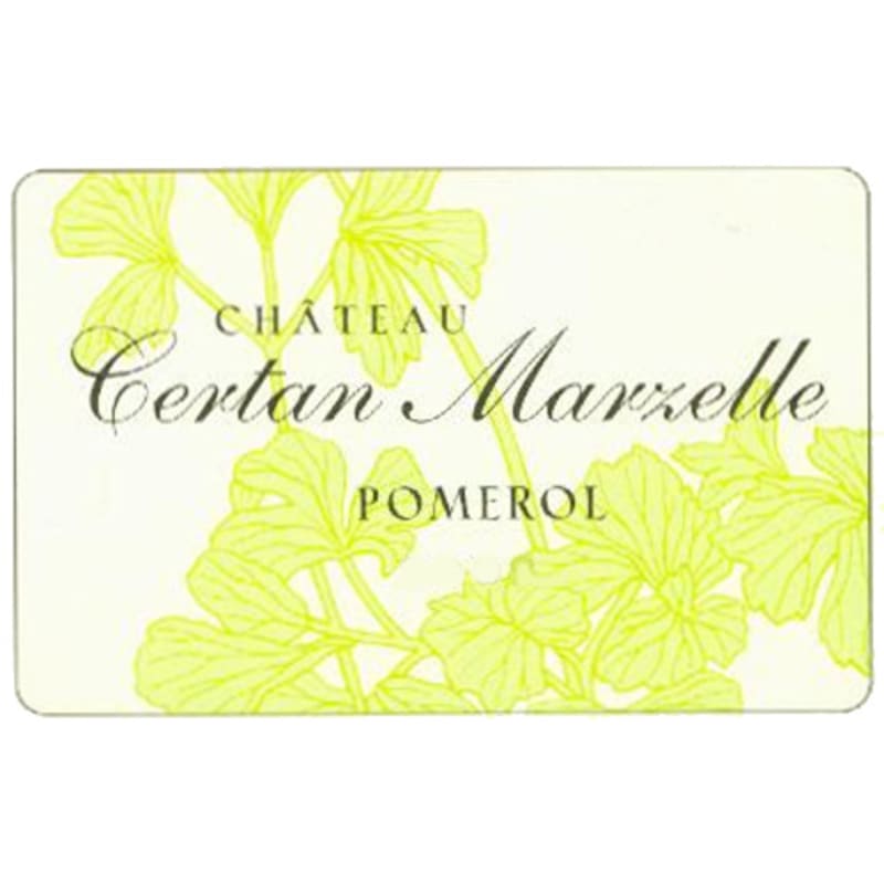Chateau Certan Marzelle Pomerol 2006 Front Label