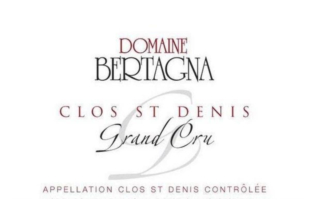 Domaine Bertagna Clos St. Denis Grand Cru 2013 Front Label