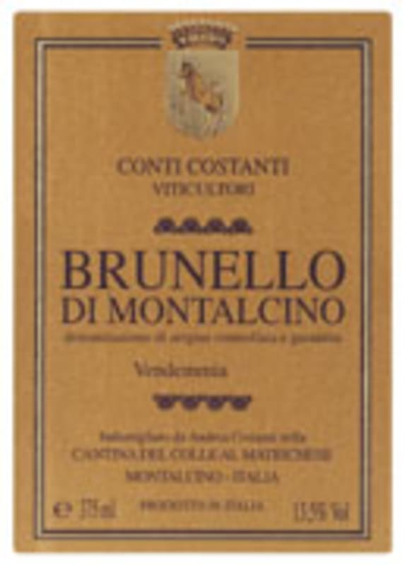 Conti Costanti Brunello di Montalcino 2003 Front Label
