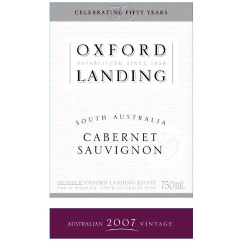 Oxford Landing Cabernet Sauvignon 2007 Front Label