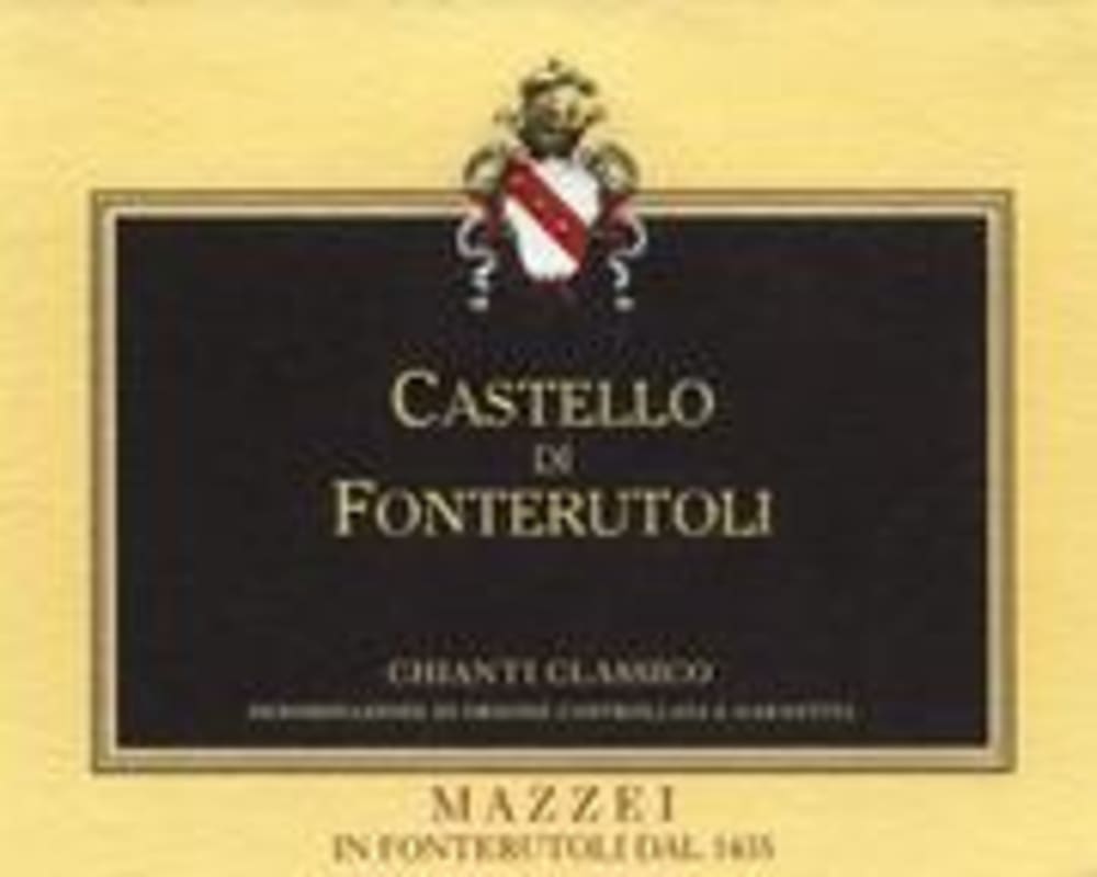 Mazzei Fonterutoli Chianti Classico Riserva 1996 Front Label