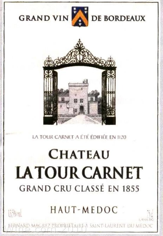 Chateau La Tour Carnet 2005 Front Label