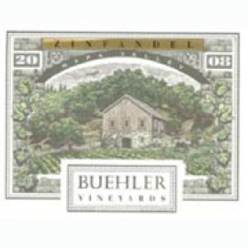 Buehler Zinfandel 2008 Front Label