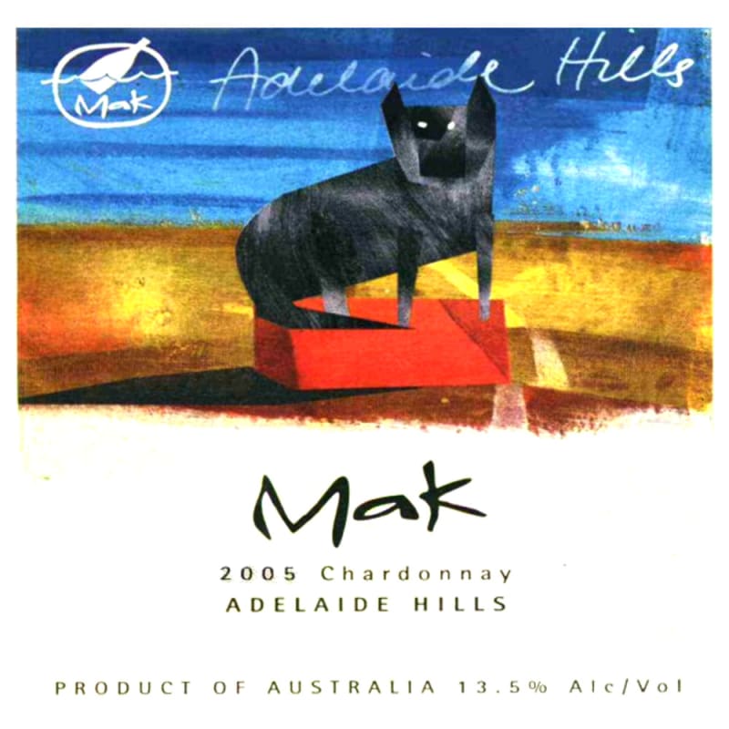 Mak Adelaide Hills Chardonnay 2005 Front Label