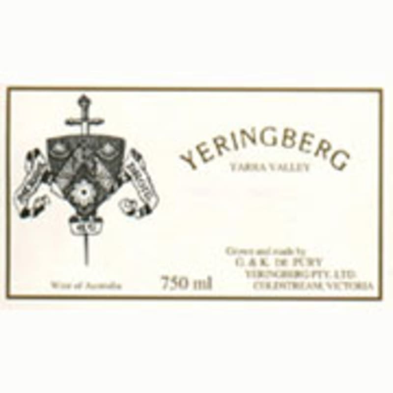 Yeringberg Pinot Noir 2004 Front Label