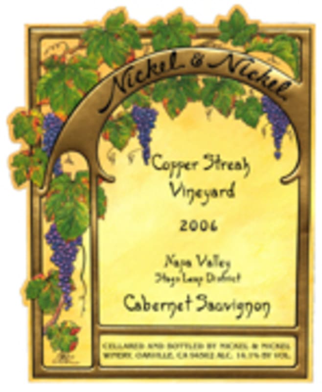 Nickel & Nickel Copper Streak Cabernet Sauvignon 2006 Front Label