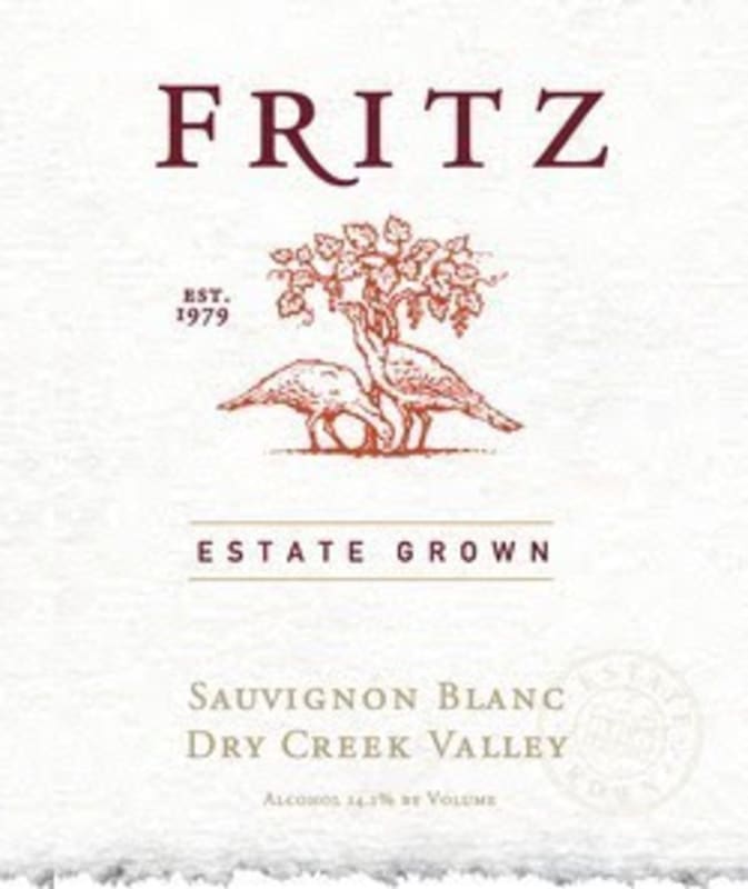 Fritz Estate Grown Sauvignon Blanc 2013 Front Label