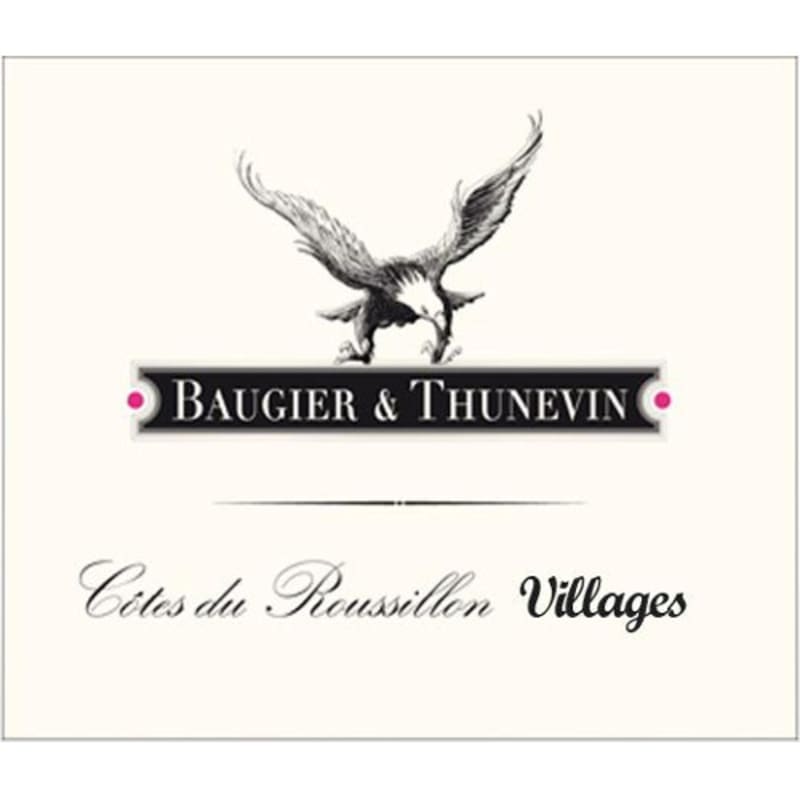 Baugier Thunevin Cotes du Roussillon 2005 Front Label