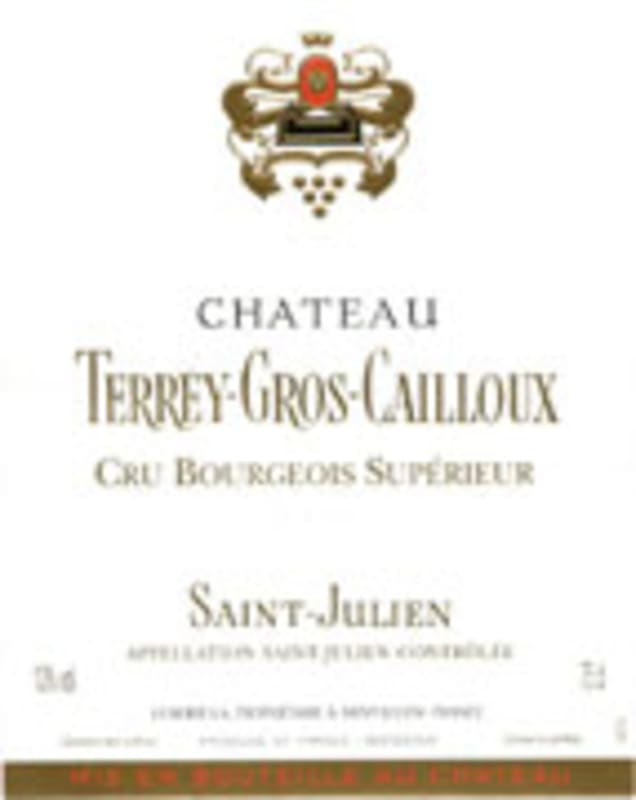 Chateau Terrey Gros Caillou 2003 Front Label