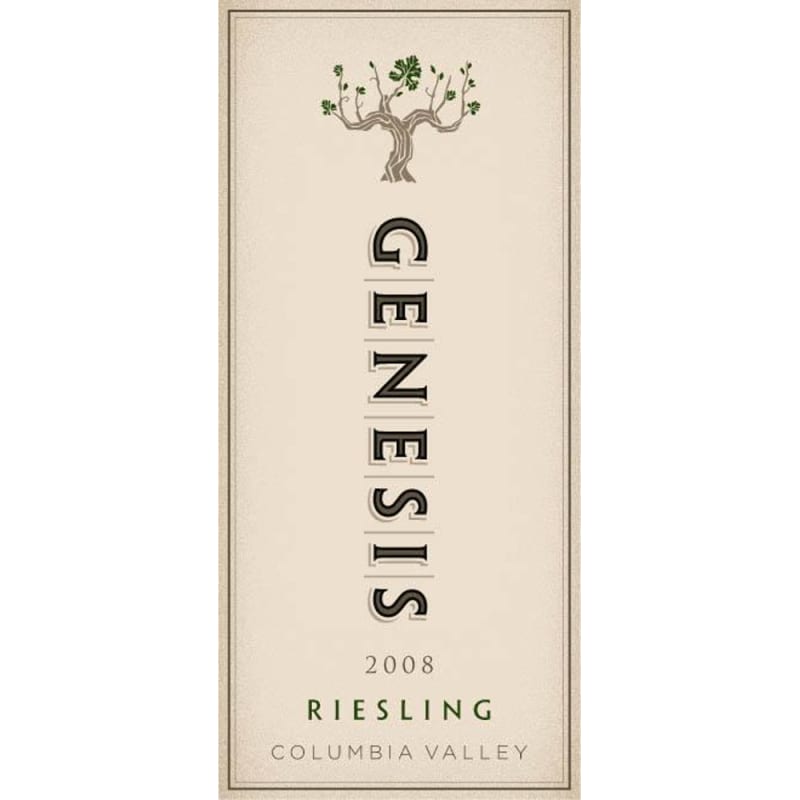 Hogue Genesis Riesling 2008 Front Label