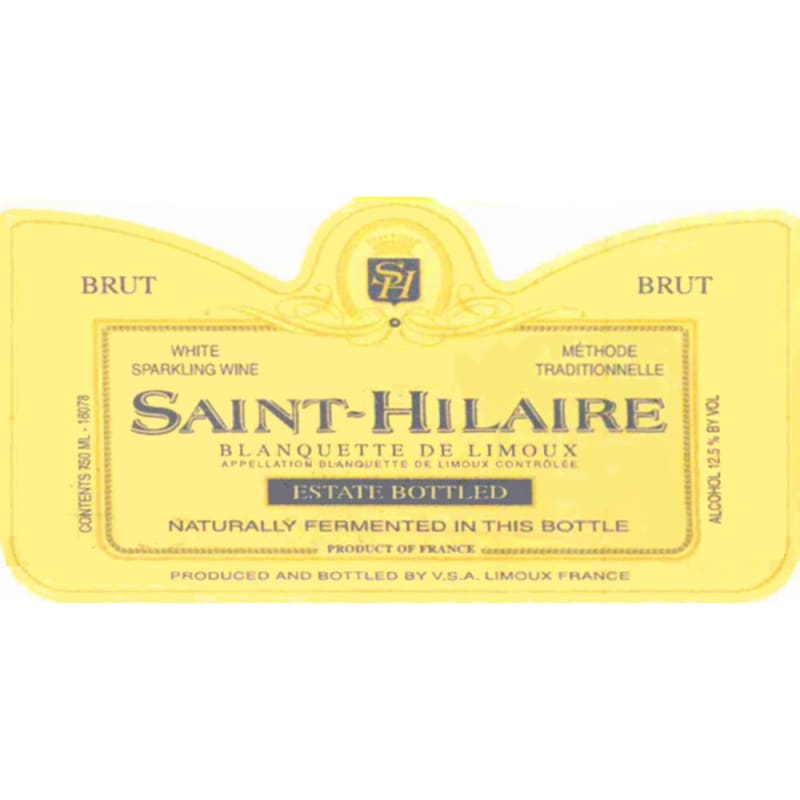 Saint Hilaire Limoux Blanc de Blanc Brut 2006 Front Label