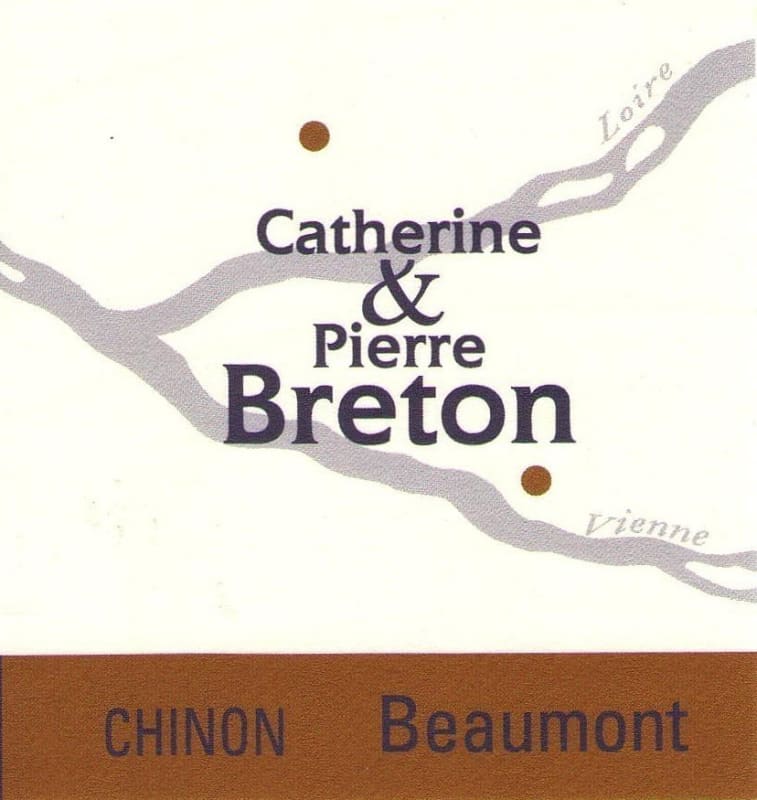 Catherine & Pierre Breton Beaumont Chinon 2014 Front Label