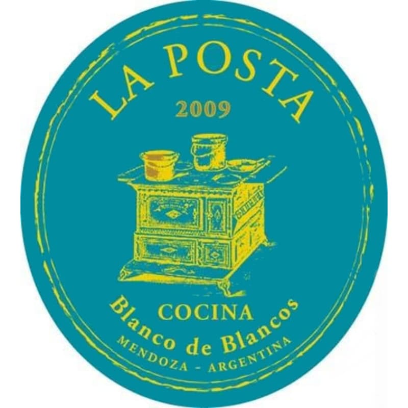 La Posta Cocina Blanco de Blancos 2009 Front Label