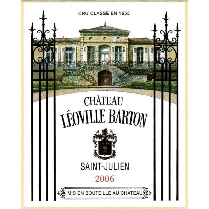 Chateau Leoville Barton 2006 Front Label