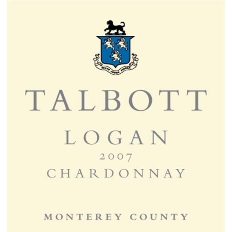 Talbott Logan Chardonnay 2007 Front Label