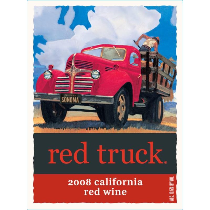 Red Truck Winery Red Blend 2008 Front Label