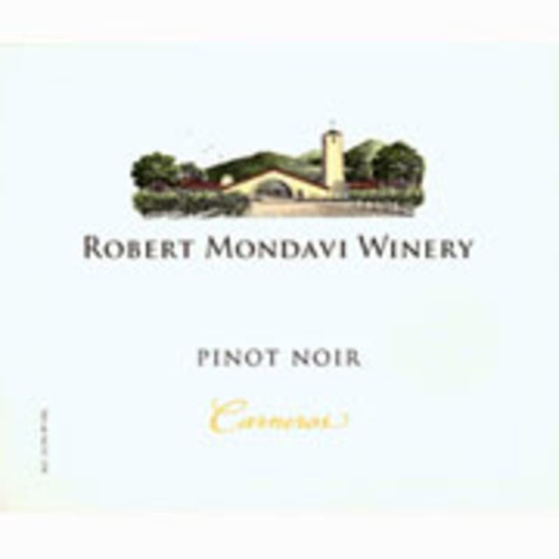 Robert Mondavi Carneros Pinot Noir 2008 Front Label