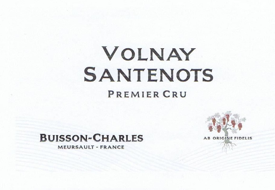 Domaine Buisson-Charles Volnay Santenots Premier Cru 2013 Front Label